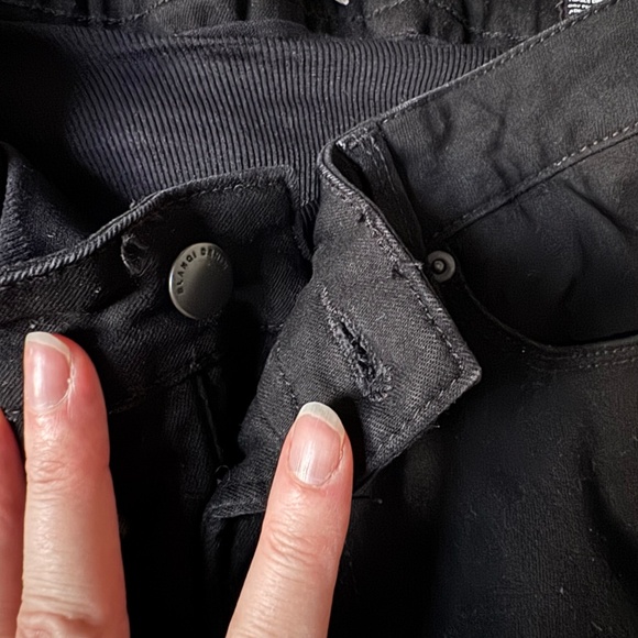 BLANQI Maternity Belly Support Skinny Jeans Black Sz. 14 Sculpting Stretch Denim - Picture 9 of 9